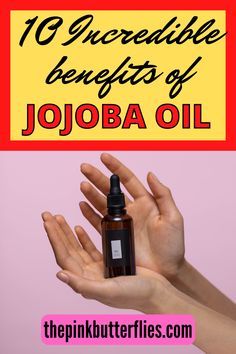 Discover this excellent carrier oil: jojoba oil, how to use it, and all its benefits for your skin that you should add to your organic and natural skincare routine. #essentialoils #naturalskincare #organicskincare #jojobaoil Best Hyaluronic Acid Serum, Affordable Skin Care Routine, Jojoba Oil Benefits, Mild Acne, Serum For Dry Skin, Best Vitamin C Serum, Best Vitamin C