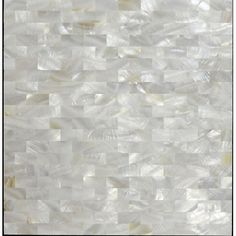 white mother of pearl mosaic tile with black border for wall decoration or floor coverings