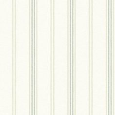 a white and blue striped wallpaper