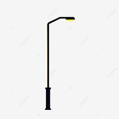 a black and yellow street light on a white background png, clipping out