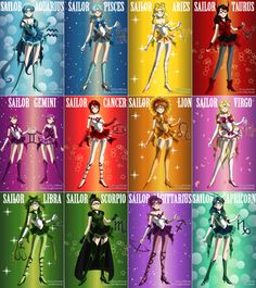 Sailor Moon Zodiac Signs, Demon Slayer Zodiac Signs, Sailor Moon Characters, Venus Tattoo, Shang Tsung, Moon Character, Moon Zodiac, Zodiac Signs Pictures