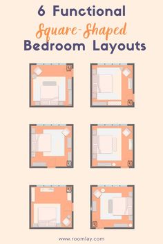 6 square shaped bedroom floor plan Square Room Layout Bedrooms Ideas, 15×13 Bedroom Design, Room Layout Ideas Bedroom Floor Plans, Big Square Room Ideas Bedrooms, Ideal Bedroom Layout, Small Bedroom Big Furniture, Room Ideas For Square Bedrooms, 13 X 10 Bedroom Layout