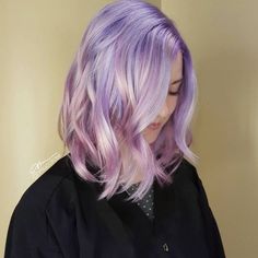 Lavender Hair Ombre, Trendy We Fryzurach, Opal Hair, Going Blonde, Peach Hair, Lilac Hair, Bright Hair Colors, Hair Color Pastel, Lavender Hair