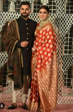 Outfit Couple, Indian Wedding Clothes For Men, Virat Kohli And Anushka, Wedding Reception Outfit, Plan Wedding