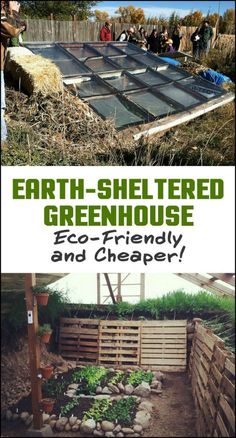 the earth - sheltered greenhouse eco friendly and cheap