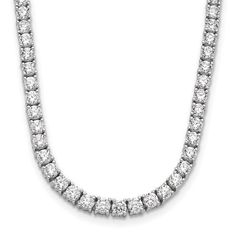 Expertly crafted, our 14kw Lab Grown Diamond VS H Color Tennis Necklace exudes brilliance, clarity, and sustainability. Each diamond is scientifically identical to its mined counterpart, making it a superior choice. With conflict-free, eco-friendly production, this necklace is both stunning and ethically responsible. Classic Diamond White Jewelry With Si Clarity, Classic Jewelry In Diamond White With Si Clarity, White Cubic Zirconia Jewelry With Si Clarity, Si Clarity Round Cut Diamond Jewelry, Classic White Gold Diamond Necklace With Si Clarity, Classic White Gold Diamond Necklace Si Clarity, Diamond White Necklace With Si Clarity Diamonds, White Gold Diamond Necklace With Si Clarity, Formal White Gold Necklace