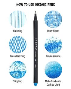 how to use ink pencils