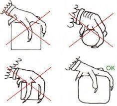 the instructions for how to draw an animal in four different ways, including hand and foot positions