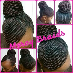 Neat... Edges Braids, Ponytail Black Hair, Braided Ponytail Black Hair, Short Hair Twist, Braid Hair Style, Latest Braided Hairstyles