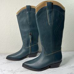 Franco Sarto Liandra Mid Shaft Boots In Teal Size 6.5 M Condition: New With Tag New With Box Check Out Other Items In My Closet.. Like An Item? All Offers Are Always Welcome. Smoke Free And Pet Free Home Fast Shipping. I Love Offers & Bundles Weight: 4.8 Teal Boots, Mid Shaft Boots, Shaft Boots, Franco Sarto Shoes, Teal Color, Franco Sarto, Teal Colors, Shoes Heels Boots, Shoes Women Heels