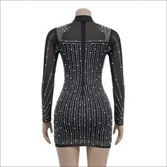 Light up any evening event in this lavish mini dress from Test Of Time. Features mesh tassels and rhinestones that will bring you a soft yet dazzling look. Perfect for any special occasion. Ships Worldwide Decoration Zip Up , Rhinestone , Tassel Length Above Knee, Mini Style Sexy & Club Fabric Slight Stretch Fabric Type Blended fabrics , Mesh Material Polyester , Spandex , Rhinestone , Lanon Neckline Round Pattern Type Solid Season Summer Silhouette Sheath Sleeve Length Full Rhinestone Mini Dress, Summer Silhouette, Round Pattern, Mesh Material, Mini Fashion, Audrey Hepburn, Above Knee, Season Summer, Polyester Spandex