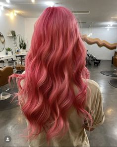 Salmon Color Hair, Salmon Hair Color, Dirty Pink Hair, Salmon Pink Hair, Warm Pink Hair, Bubble Gum Pink Hair, Strawberry Pink Hair, Berry Pink Hair, Flamingo Pink Hair