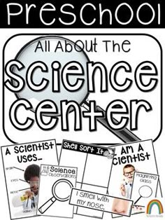 an image of science center with pictures and words