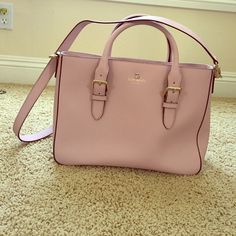 Brand New, Kate Spade Bag. Light Pink/Lavender, Leather Bag. Small Brief Case Style. This Bag Has Room For A Lab Top As Well As A Cosmetic Bag, Wallet, Etc. Great Adjustable Shoulder Strap And Handle. There Are Pockets For A Phone And Other Small Items. The Color Is Perfect For All Seasons! Lab Top, Kate Spade Bag Black, Tweed Handbag, Brief Case, Kate Spade Disney, Kate Spade Shoulder Bag, Convertible Bags, Pink Lavender, Pink Tote