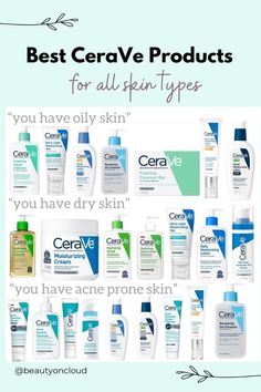 Discover the holy grail of skincare with our top picks from CeraVe! Whether you're battling oily skin, dry patches, or annoying acne, we have got you covered! Say goodbye to skincare struggles and hello to clear flawless skin! ✨ #CeraVe #Sephora #Skincare #Youth #Beauty How To Use Cerave Products, Cerave Skincare Dry Skin, Cerave Skincare Hydrating, Cerave Lotion Oily Skin, Cerave Skincare For Oily Skin, Good Face Washes For Acne, Cerave Must Haves, Best Oily Skin Products, Good Products For Face Skin Care