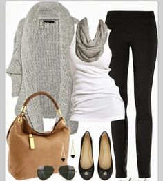 Fall outfit for work or play Maybe with a more colorful scarf Women's Wardrobe, Looks Style, New Wardrobe