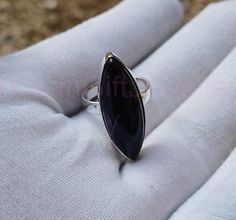 Black Onyx Ring, Solid 925 Silver Ring, Chunky Ring, Handmade Ring, Women Silver Ring, Statement Ring, Marquise Onyx Ring, Gift For Her Ring Marquise Jewelry, Silver Benefits, Electromagnetic Radiation, Ring Marquise, Her Ring, Chunky Ring, Black Onyx Stone, Chunky Rings, Black Onyx Ring