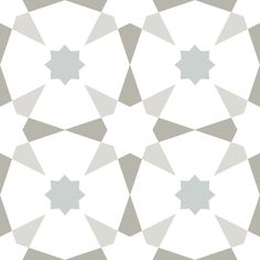 a white and gray pattern with stars on it