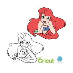 ariel from the little mermaid coloring page for kids and adults to color on their own