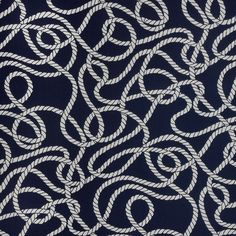 Sunbrella Maritime Nautical 145239-0000 Fusion Upholstery 54 - Rex Fabrics Marine Upholstery, Rope Pattern, Bridal Fabric, Sunbrella Fabric, Upholstered Furniture, Pattern Names, Sewing Supplies, Outdoor Fabric, Fabric Swatches