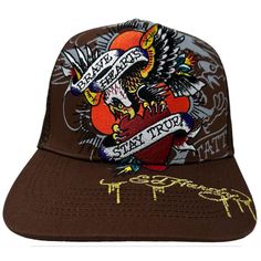 * Ed Hardy Embroidered Brave Eagle Trucker * Authentic With Tag * Embroidered Premium Detail On Front Panel And Top Of Brim * Rear Ed Hardy Logo Tab * Inner Moisture Sweatband * Adjustable Snapback Closure * Rear Mesh Panels * Inner Ed Hardy Tape Lining * Cotton Polyester Blend * Mpn Ehh0001-29 Embroidered Tattoo, Ed Hardy Logo, Ed Hardy, Mesh Panel, Snapback Cap, Hats For Men, Brave, Trucker Hat, Accessories Hats