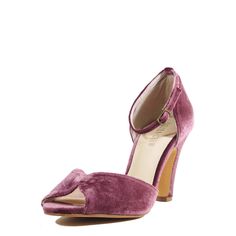 Lola Velvet – Chelsea Crew Open Toe Heels, Velvet Heels, The Velvet, Ankle Strap Heels, Peep Toe Heels, Toe Designs, T Strap, Beautiful Shoes, Strap Heels