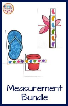 the measurement bundle for children to learn how to measure their body and feet with this printable