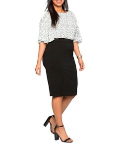 in stock Chic Black Pencil Skirt For Day Out, Black Pencil Skirt For Spring Day Out, Black Midi Pencil Skirt For Day Out, Black Lined Pencil Skirt For Day Out, Chic Black Pencil Skirt For Business Casual, Black Pencil Skirt For Spring Workwear, Pants Shirt Men, Stretch Pencil Skirt, Mens Shoes Black