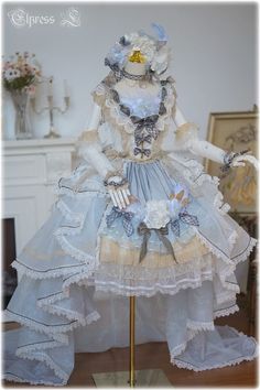 Country Lolita, Detachable Train, Anime Dress, Gorgeous Clothes, Fantasy Dress, Fairy Dress