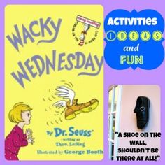 a book with an image of a cartoon character on it and the title wacky wednesday