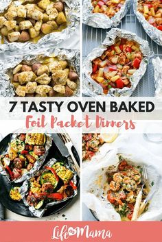 seven tasty oven baked foil packet dinners