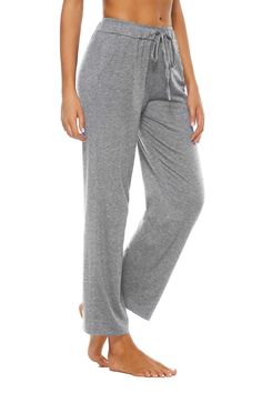 PRICES MAY VARY. Premium Material- Soft, Comfortable, Lightweight, Breathable, Flowy, Lasting comfort & fit, perfect for all season. WOMEN YOGA PANTS- Classic Wide Leg Drawstring Yoga Pants, perfect for Yoga, Sporting, Exercise, Fitness, Workout, Rest and sleep, or do housework, lounge pants at home. WOMEN SPORTS PANTS- Loose fitting, solid color, wide leg, elastic waist, loose straight, casual lounge pants, yoga pants, running pants, outdoor lounge pants, pajamas pants, soft and stretchy sleep Christmas Lounge Pants, Comfy Lounge Pants, Soft Pajama Pants, Pajama Bottoms Womens, Pajamas Pants, Yoga Trousers, Casual Summer Pants, Loose Fitting Pants, Sports Pants Women