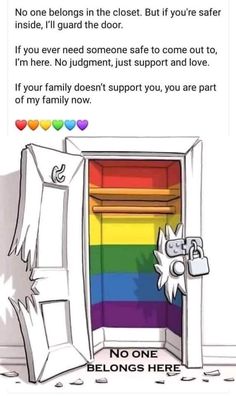 Rainbow in the closet Lgbtq Funny, Gay Memes, Lgbt Art, In The Closet, Need Someone, Lgbtq Pride, Lgbt Pride