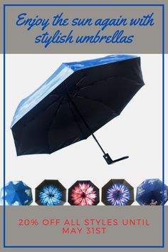 Finally, You can now enjoy the outdoors again - this time with a beautiful UV Umbrella with sun protection! Choose a gorgeous umbrella with a large comfortable handle, eco-friendly materials for the canopy and UPF50 sun protection! Hawaiian Sunsets Umbrellas for women are 20% off in May for all styles (including cute sun umbrellas for kids) on Amazon.com! #sunumbrella #uvprotection #uvblocker #upf #upf50 #upfprotection #spfprotection #summerstyle #womenfashion Parasol Wedding