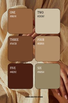 four different shades of the same color for each woman's body and her hands