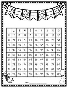 a printable worksheet with numbers and buntings on the clothes line