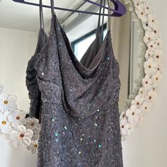 No Tags But Never Worn. Sequins And Beadwork Shimmer Atop This Sleek Midi Dress With A Soft Cowl Neckline, Slender Straps, And Low Back, Creating A Sophisticated Yet Celebratory Look. Care & Content Back Zip Nylon, Sequin; Polyester Lining Hand Wash Cold Imported Bhldn Dresses, Bhldn Dress, Cowl Neckline, Low Back, Bead Work, Colorful Dresses, Sequin, Size 4, Dress Up