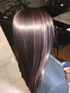 Different Types Of Dyed Hair Styles, Tail Hairstyle, Hair Inspiration Long, School Hair