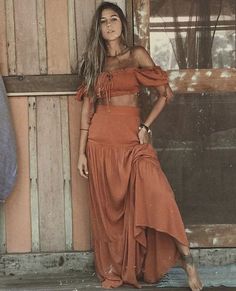 Nomad Aesthetic Fashion, Brown Boho Outfit, Spiritual Aesthetic Outfit, Marrakesh Outfit, Carribean Fashion, Boho Beach Outfit, Skirt Outfit Summer, Boho Fits