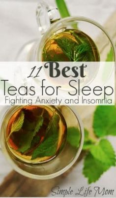 Teas For Sleep, Best Tea For Sleep, Autogenic Training, Foods High In Magnesium, Best Teas, Sleep Tea, Sleep Remedies, Natural Healing Remedies