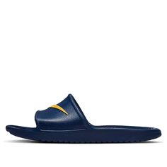 Nike Kawa 832528-407 Slippers Nike, Yellow Slippers, Blue Slippers, Men Slides, Slides Slippers, Clog Slippers, Beach Pool, Pool Slides, Men's Nike