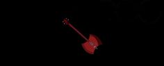 a red electric guitar in the dark