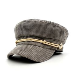 Girl, make sure to top off your look with the perfect hat. We have a great selection of caps so you can find the perfect match for the moment. Army cap, sun visor, flat cap, rope, or button- whatever your style, drag queens love our caps! Material: Corduroy Style: Casual Decoration: Rope and button Size: 22" - 22.8" / 56 cm - 58 cm Army Cap, Gray Cap, Queen Love, Hat Stores, Military Cap, Berets Cap, Military Hat, Cheap Accessories, Drag Queens