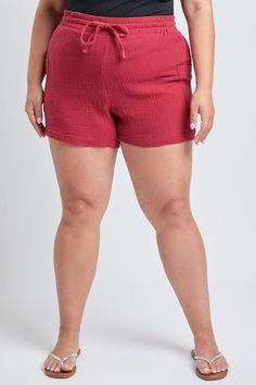 Our Women's Plus Size Cotton Shorts With Side Patch Pocket are sure to be a summer staple. These super comfy shorts are perfect for the beach or your next vacation! Featuring drawstring waistband, lightweight cotton fabric, and side patch pockets.Measurement (Based on size 2X)- Inseam: 5” - Rise (To top edge of band): Cotton Beachwear Bottoms With Built-in Shorts, Beachwear Bottoms With Built-in Shorts, Summer Loungewear Shorts, Loungewear Athletic Shorts For Beach Season, Loungewear Shorts For Beach Season, Beach Season Loungewear Athletic Shorts, Beach Season Comfortable Pajama Shorts With Elastic Waistband, Comfortable Beach Season Pajama Shorts With Elastic Waistband, Comfortable Summer Shorts With Short Leg