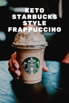 Keto Starbucks Style Frappuccino Low Carb Frappe, Keto Mocha Frappuccino, Low Carb Frappuccino Recipes, Keto Starbucks Drinks Frappuccino, Dairy Free Frappuccino Recipe, Keto Caramel Frappuccino, Keto Starbucks Frappuccino, Low Cal Starbucks Frappuccino, Low Calorie Starbucks Frappuccino