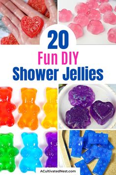 the top 20 fun diy shower jellies for kids to make with them