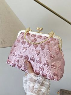 Bird in Bag - Vintage Envelope Clutch Bag With Heart Pattern For Women's Evening Out Vintage Envelope, Envelope Clutch Bag, Bridal Clutch, Travel Handbags, Elegant Color, Envelope Clutch, Heart Pattern, Bag Vintage, Bird In Bag