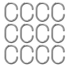 the letter c is made out of metal