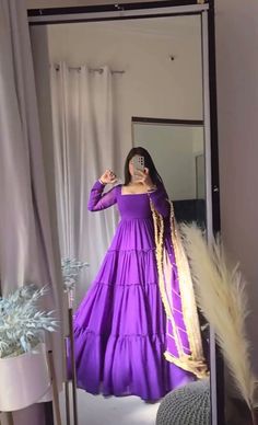 Shop Gowns, Anarkali Designs, Indian Dresses For Women, Georgette Gown, Lehenga Designs Simple, Indian Bride Outfits, Simple Gowns, Bride Outfits