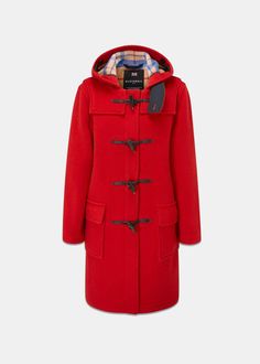 Red Duffle Coat, Classic Fall Outerwear With Toggle Closure, Wool Outerwear With Toggle Closure For Work, Classic Winter Outerwear With Toggle Closure, Winter Wool Outerwear With Toggle Closure, Wool Outerwear With Toggle Closure For Winter, Duffle Coat Women, Duffel Coat, Shoulder Cape